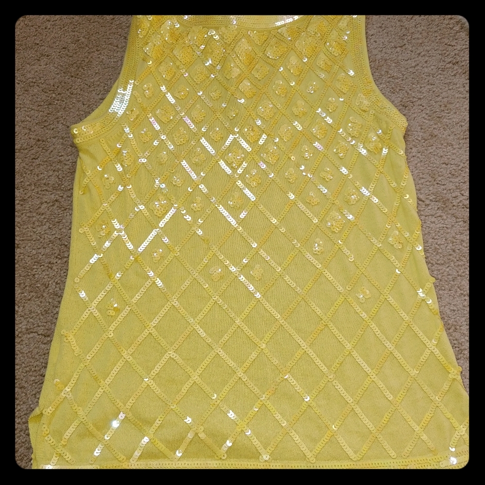 Ann Taylor Sequined Tank